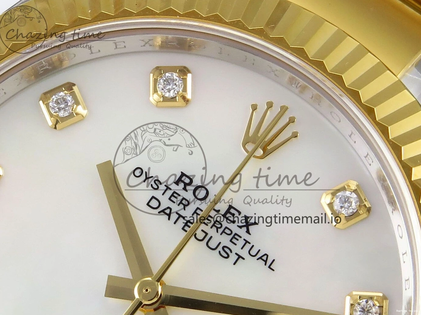 0117 DateJust 41 SS YG ARF 1:1 Best Edition 904L Steel White MOP Dial on Oyster Bracelet SH Sporty 1257